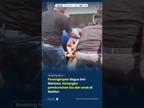 Penangkapan Bagus Dwi Martono, tersangka kasus pembunuhan...