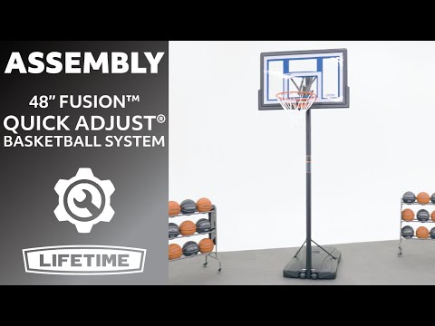 Lifetime Adjustable Portable Basketball Hoop (48-Inch Polycarbonate)