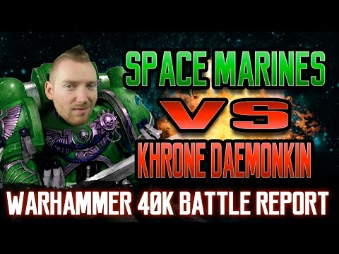 Ultramarines vs Khorne Daemonkin Warhammer 40k Battle Report Ep 71