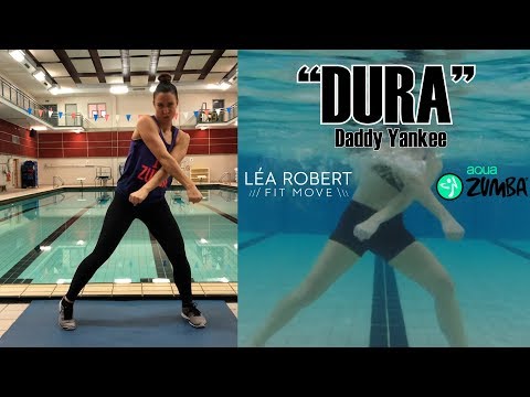 AquaZumba  "Dura" -Splitscreen underwater - Lea Robert