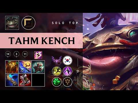 Tahm Kench Top vs Camille - KR Master Patch 26.04