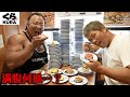 【大食い】大男2人がくら寿司で何皿食べられるか勝負してみた【前編】