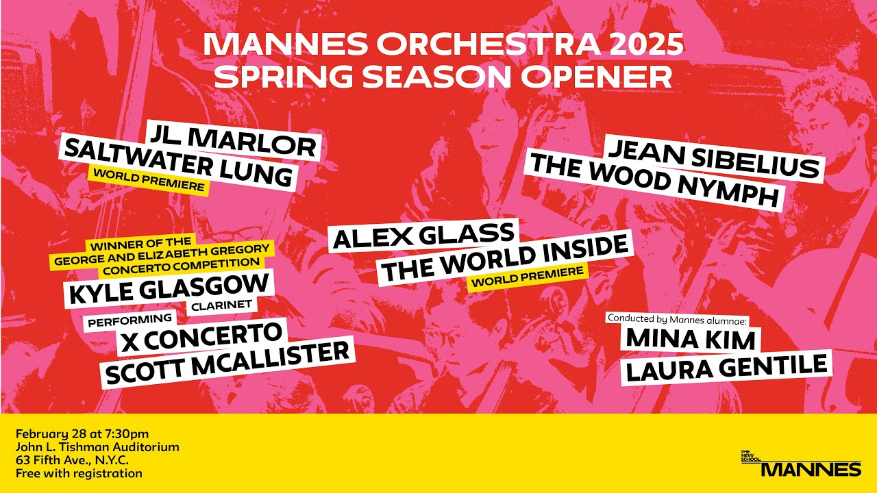 Mannes Orchestra 2025 Spring Season Opener