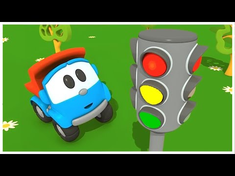 Leo baut eine Ampel 🚦 Zeichentrickfilm mit Leo dem Lastwagen auf Deutsch