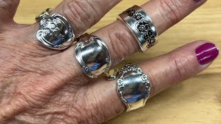Beginners Silver-plated Flatware Rings