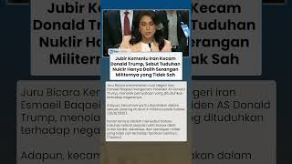 Jubir Kemenlu Iran Kecam Trump, Sebut Tuduhan Nuklir Hanya Dalih Serangan Militernya yang Tidak Sah
