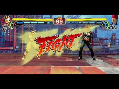 🔥🤯Ibuki vs C.Viper🤯🔥(Street Fighter:IV💢♨️)