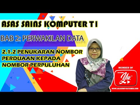 ASK TINGKATAN 1 BAB 2.1.2 PENUKARAN  NOMBOR PERDUAAN KEPADA NOMBOR PERPULUHAN