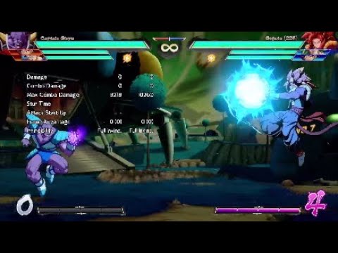 Ginyu’s Body Change Vs. SSJ4 Gogeta x100 Big Bang Kamehameha - DBFZ