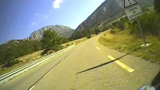 preview picture of video 'France, The N85 (D4085) Route Napoleon (Part 1) from Grasse to Castellane on a VN1600'