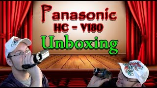 Panasonic HC - V180 #UNBOXING I Was kann die Kamera? Gut für Youtube? #HD