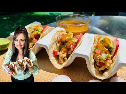 COMO HACER TACOS DE POLLO FACILES / CHICKEN TACOS