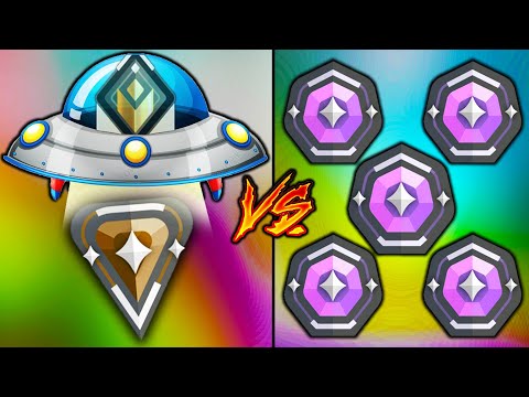 Radiant Space Ship VS 5 Diamond's! - (100+ Kills)