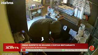 Homem é preso após furtar dinheiro de restaurante em Boa Esperança