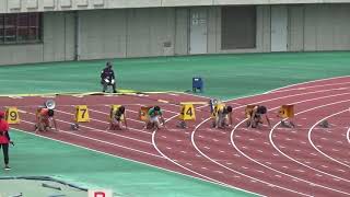 2020年埼玉県陸上競技選手権大会　男子100m予選４組　市根井、布川、村松
