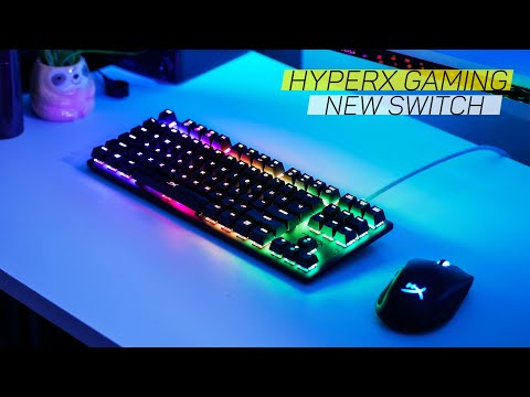 HyperX Alloy Origins PBT HX Blue - mechaninė žaidimų klaviatūra video