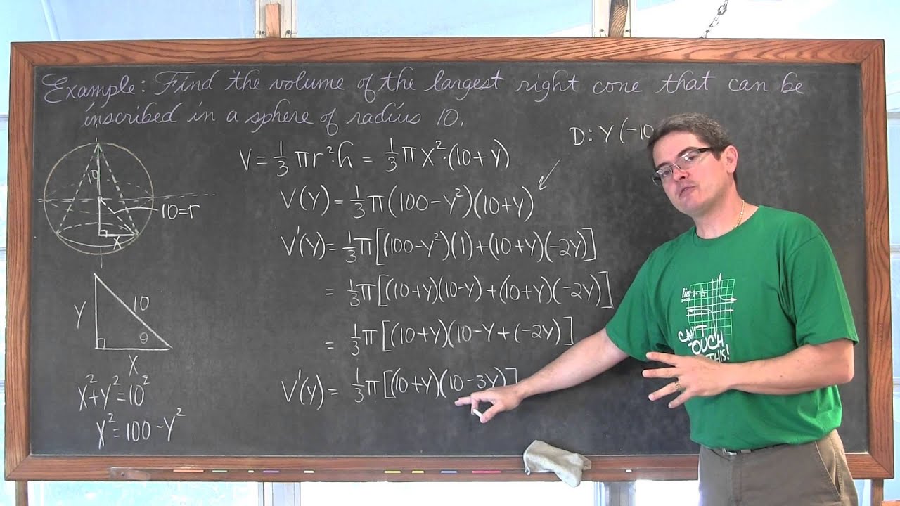 Optimization Calculus Problems Volume Calculus 1 AB