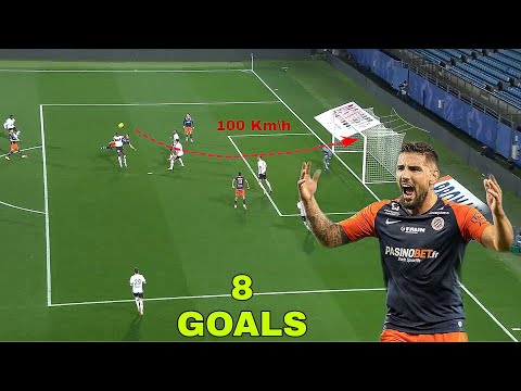 | All Andy Delor's goals for Montpellier 20/2021 ᴴᴰ | The final goal is cinematic !!