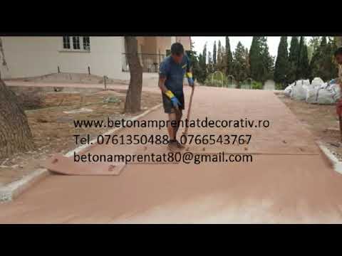 Beton Amprentat Pădurea Iacobeni -Cluj Tel.0761350488 -0766543767