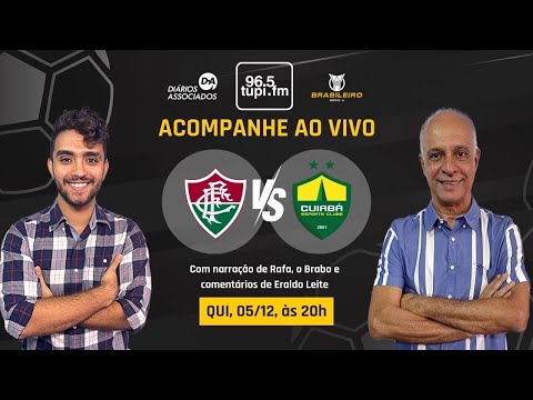 FLUMINENSE X CUIABÁ - Campeonato Brasileiro - 37ª Rodada - 05/12/2024 - AO VIVO