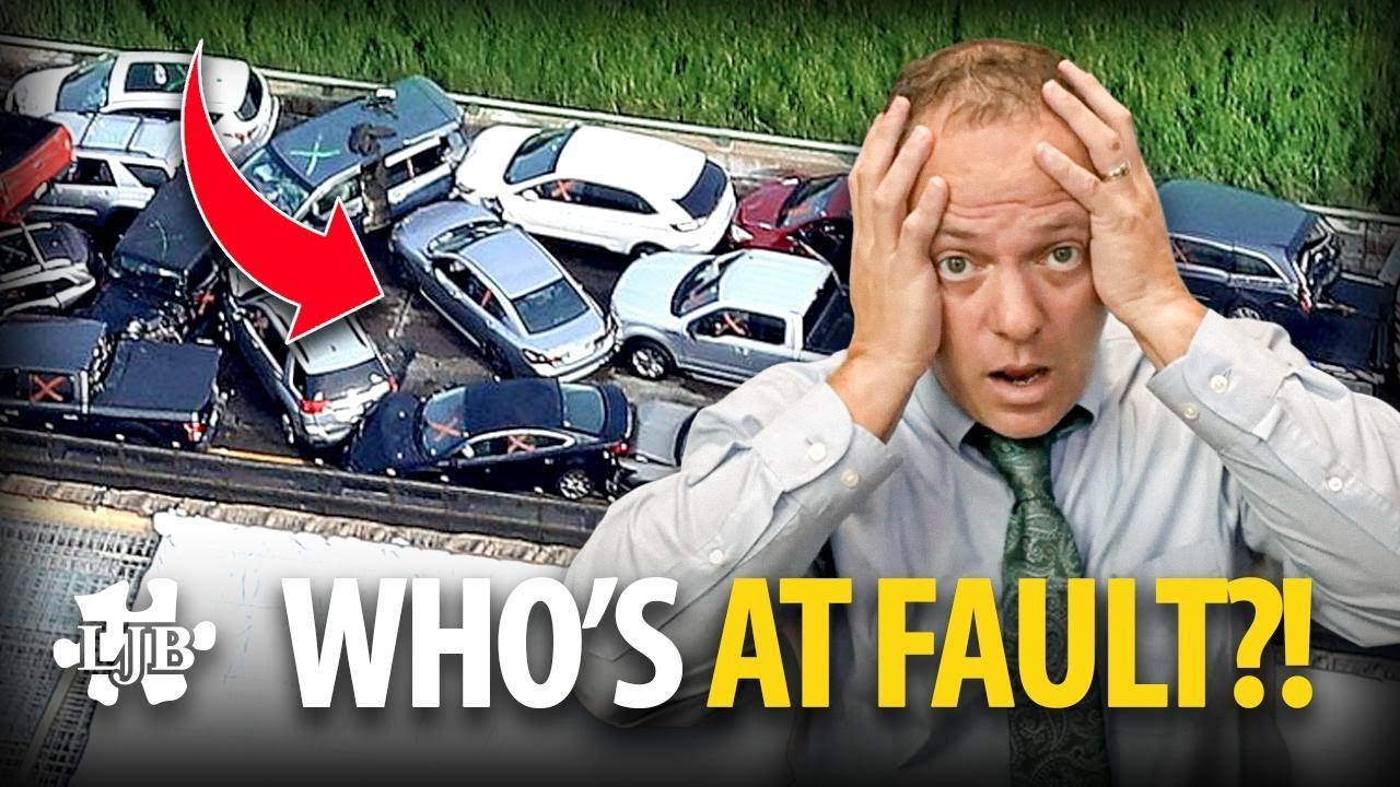 Who Is at Fault in a Multi-Car Pile-Up in Louisiana?