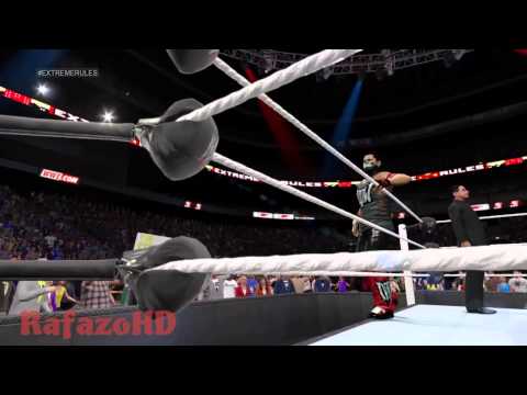 WWE 2K15 [PS4] - Rafazo makes his way to the ring and hits his Signature/Finisher!