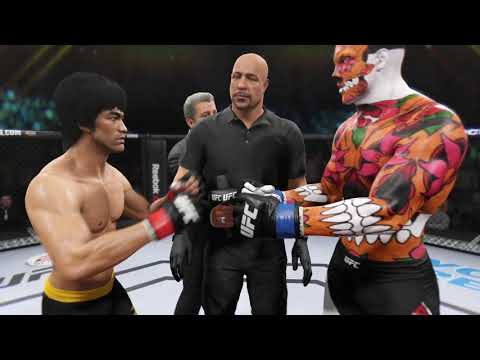 Bruce Lee vs. White Ripper - EA Sports UFC 2 - Dragon Fights 🐉