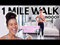 FAST 1 Mile Walk at Home (Happy Mood Boost) Fitness Videos