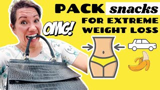 Pack Snacks for EXTREME WEIGHT LOSS! CAR SNACK HACK to help you lose weight - I'm down 50+ pounds!