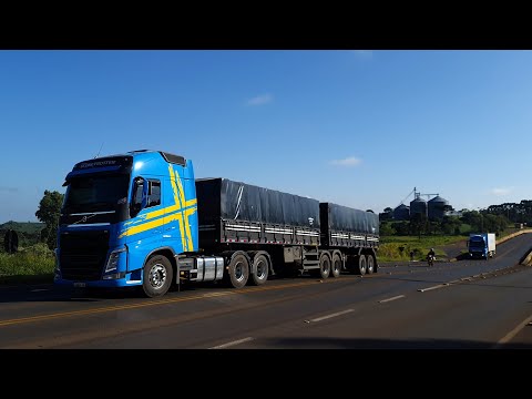 28/05/732/2023/1730 VOLVO FH 460 I-SHIFT AZUL BITREM GRANELEIRO GUERRA 7 EIXOS 19,80 METROS MARIAH