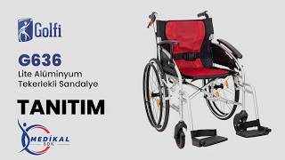 Golfi G636 Hafif Alüminyum Manuel Tekerlekli Sandalye Tanıtımı | Yalnı