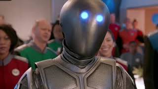 Scott Grimes singing goodbye by air supply. The Orville season 2 episode 8