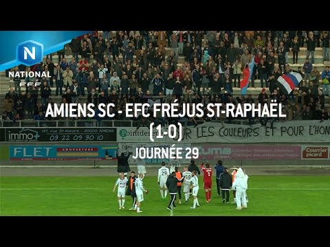J29 : Amiens SC - EFC Fréjus-St Raphaël (1-0), le résumé