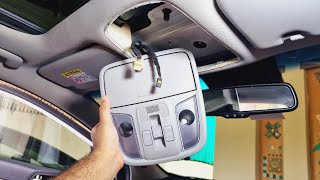 How to remove overhead console in Kia Sportage
