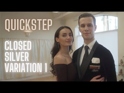 Quickstep Basic Syllabus Closed Silver Variation 1 by Iaroslav and Liliia Bieliei