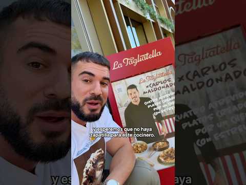 Trying CARLOS MALDONADO MASTERCHEF x LA TAGLIATELLA