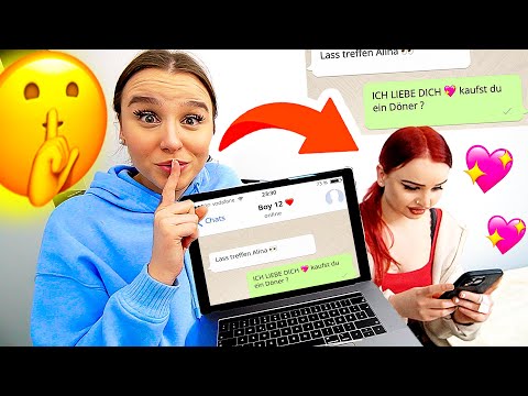 Schwester HEIMLICH beobachten 😳❤️‍🔥 durch iPhone ! (Sorry Egg) - Celina