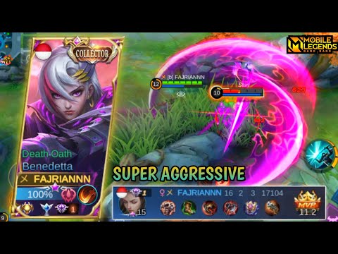Benedetta Super Aggressive Ni Bosss - Benedetta Offlane Mobile Legends