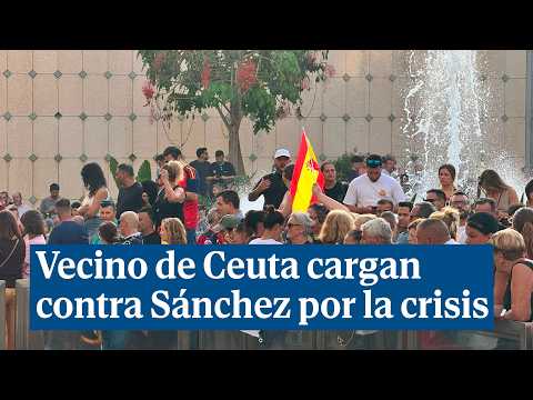 Veïns de Ceuta protesten per la crisi migratòria i carreguen contra Pedro Sánchez: "¡Fill de puta!"