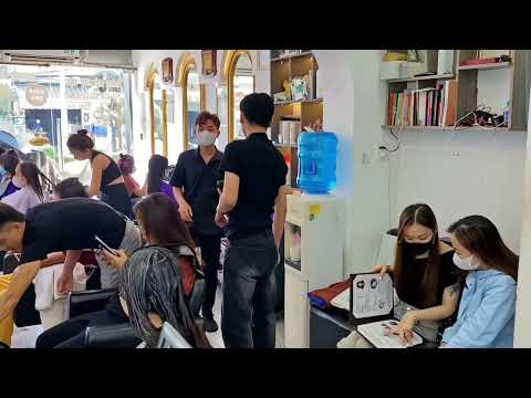 không khí tết ngập tràn viện tóc phi long