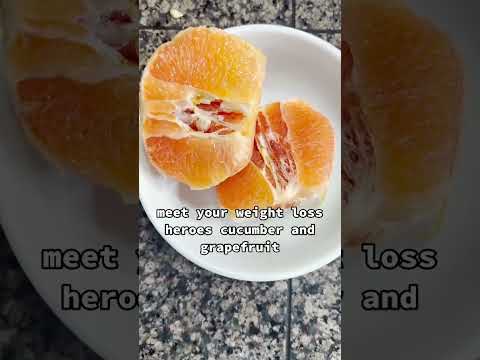 Grapefruit & Cucumber Are Great For Your Weight Loss Journey