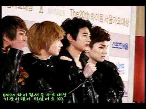 [FANCAM] 110120 SHINee Red Carpet @ Seoul Music Award