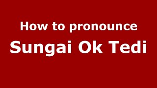 How to pronounce Sungai Ok Tedi