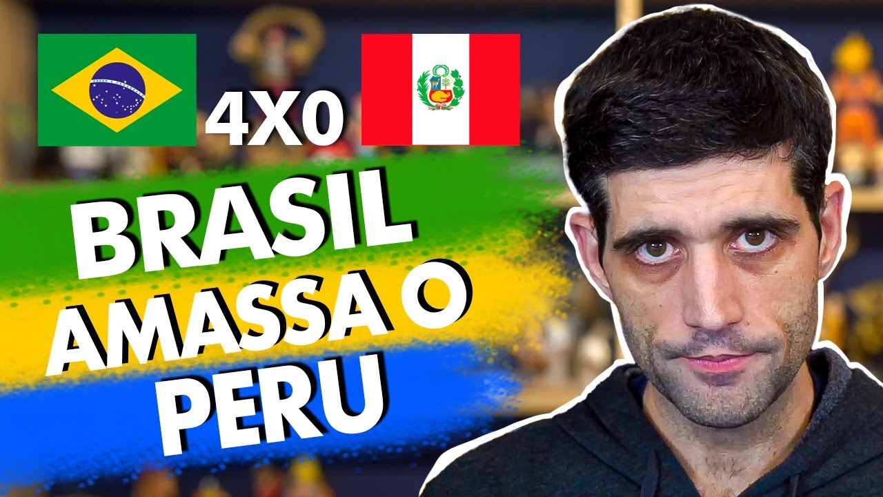 Brasil AMASSA o Peru e RESPIRAnas eliminatórias - Brasil 4 x 0 Peru