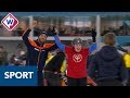Sara (33) schaatst olympisch kampioen Kjeld Nuis eruit - OMROEP WEST SPORT