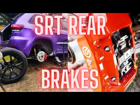 jeep srt brake pads and rotors