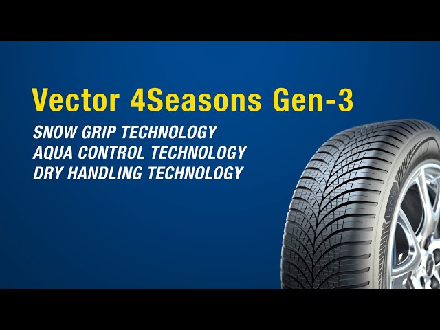 Goodyear Vector 4Seasons Gen-3 | Langlebiger Ganzjahresreifen | Goodyear -Reifen | Autoreifen