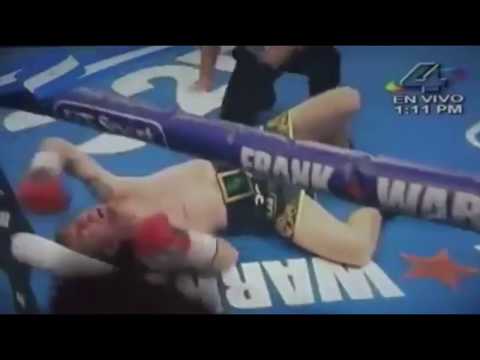 VICTORIA DE CRISTOFER ROSALES  POR KO EN EL CUARTO ASALTO ANTE PADDY BARNES AGOSTO 2018