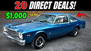 20 Classics You Can Buy from Private Sellers ($1,000–$8,500)