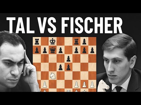 "Mikhail Tal vs Bobby Fischer – Brutal Attack & Checkmate!"#chess #chessgame #chessgameanalysis